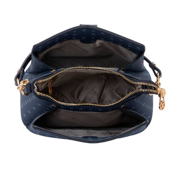 Lacivert Print Kadın Omuz Çantası - S26Y1PR09178-V5J - 4