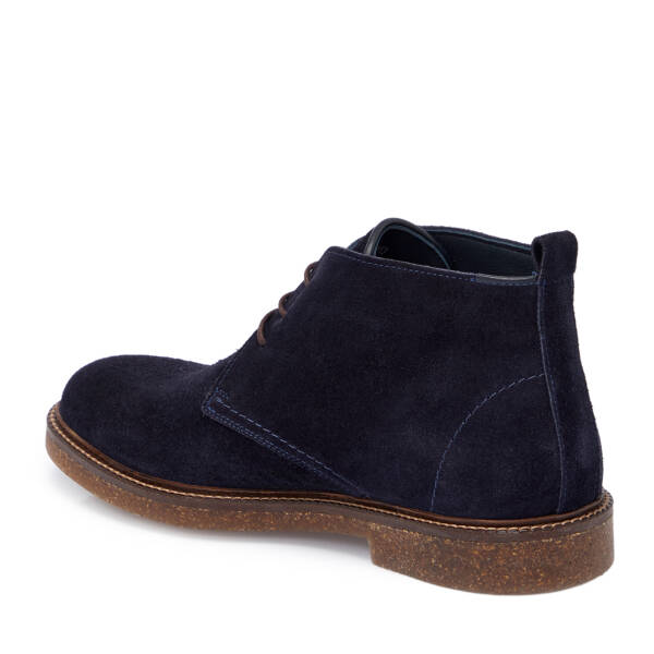 Lacivert Süet Deri Erkek Bot - E25K1BT57436-D44 - 2