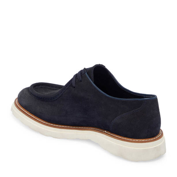 Lacivert Süet Deri Erkek Casual Ayakkabı - E24I1AY56767-D44 - 2