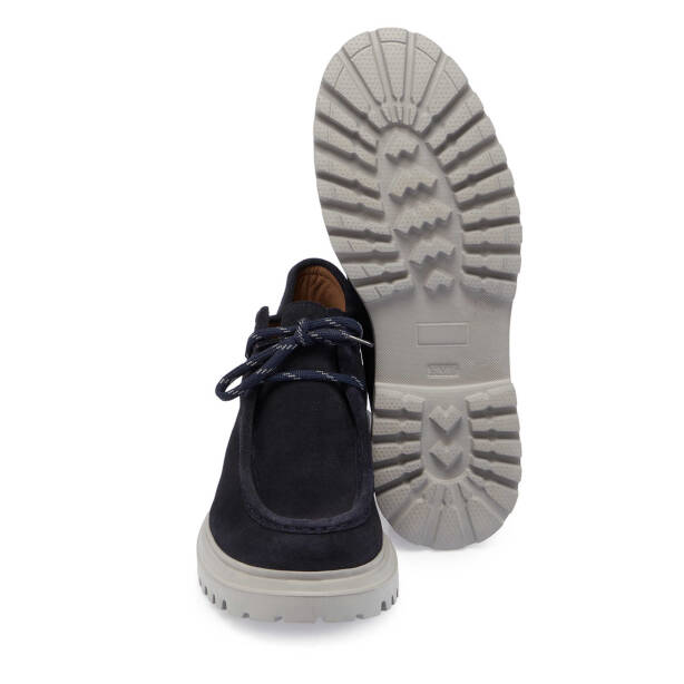 Lacivert Süet Deri Erkek Casual Bot - E23K1BT56560-T44 - 4