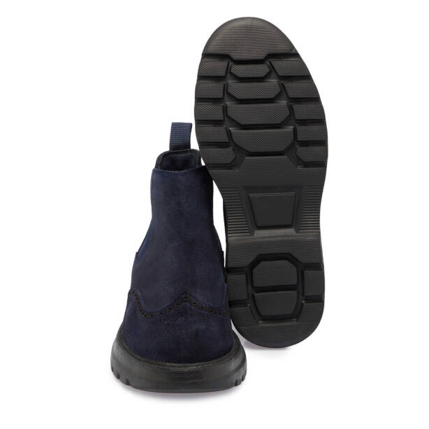 Lacivert Süet Deri Erkek Casual Bot - E24K1BT56928-D44 - 4
