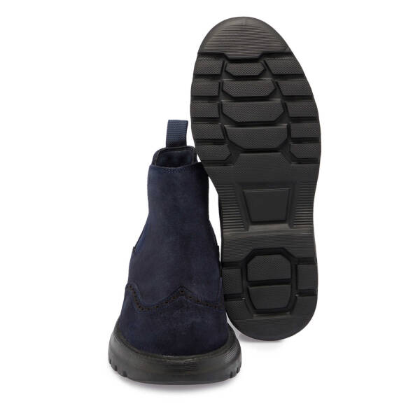 Lacivert Süet Deri Erkek Casual Bot - E24K1BT56928-D44 - 4
