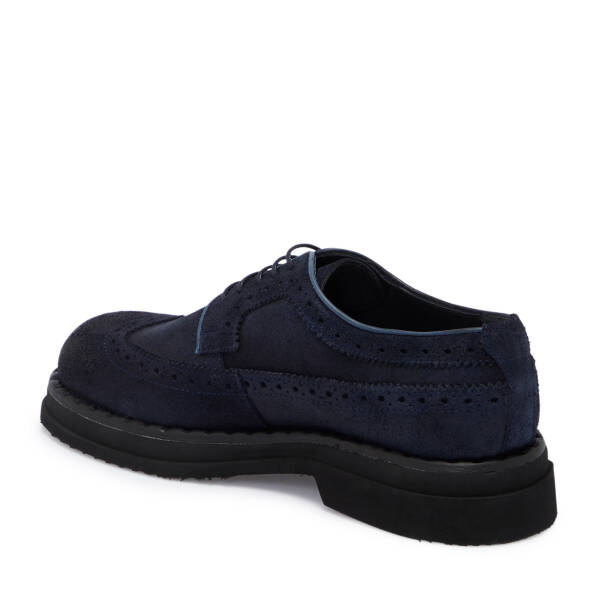 Lacivert Süet Deri Erkek Klasik Ayakkabı - E25S1AY57492-D44 - 2