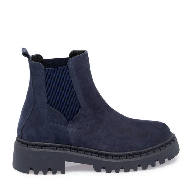 Lacivert Süet Deri Kadın Casual Bot - K24K1BT67546-D44 - 3