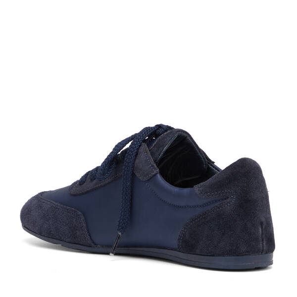 LACİVERT-SÜET / LACİVERT-TEKSTİL Deri-Tekstil Kadın Sneaker - K26S1AY68841-V4X - 4
