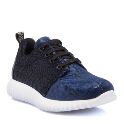  Lacivert Tekstil Kadın Sneaker - K19I1AY64238-B20 