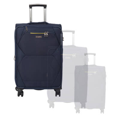 Lacivert Unisex Büyük Boy Valiz - S1SC00047628-B20 - 6