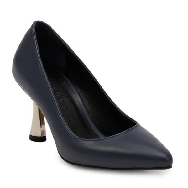 Lacivert Vegan Kadın Stiletto - K25S1AY68545-Q4H - 2
