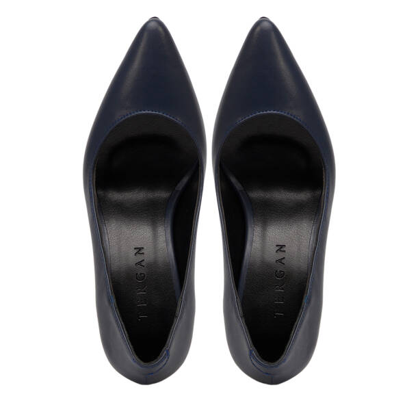 Lacivert Vegan Kadın Stiletto - K25S1AY68545-Q4H - 5
