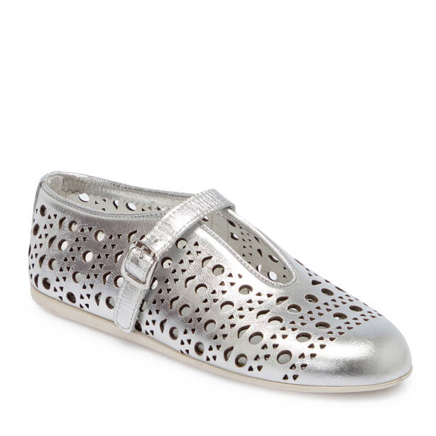 Lame Deri Kadın Babet - K25I1AY67900-L9L - Tergan