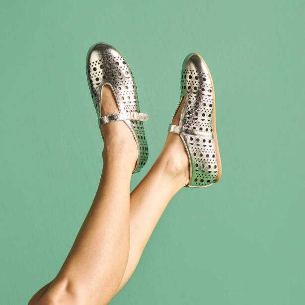 Lame Deri Kadın Babet - K25I1AY67900-L9L - Tergan