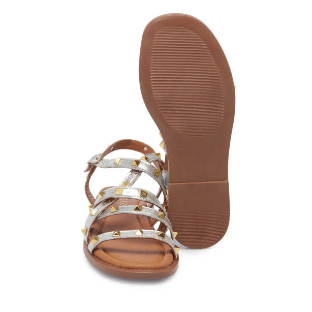 Lame Deri Kadın Sandalet - K25Y1SN67778-L9L - Tergan