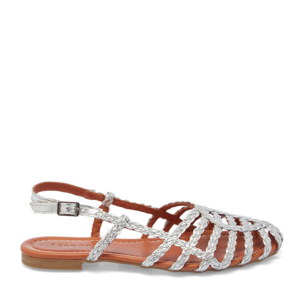 Lame Hakiki Deri Kadın Sandalet - K25Y1SN67954-L9L 