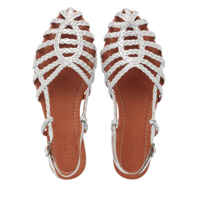 Lame Deri Kadın Sandalet - K25Y1SN67954-L9L - 5
