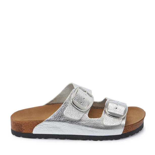 Lame Hakiki Deri Kadın Terlik - K25Y1TR67999-L9L - 1