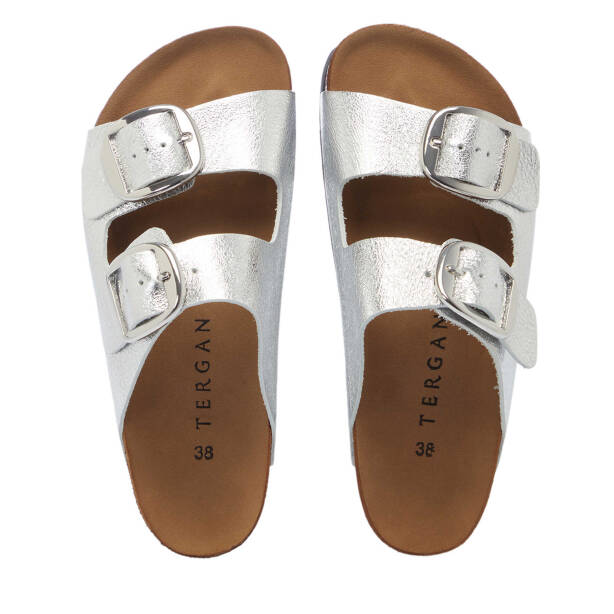 Lame Hakiki Deri Kadın Terlik - K25Y1TR67999-L9L - 5