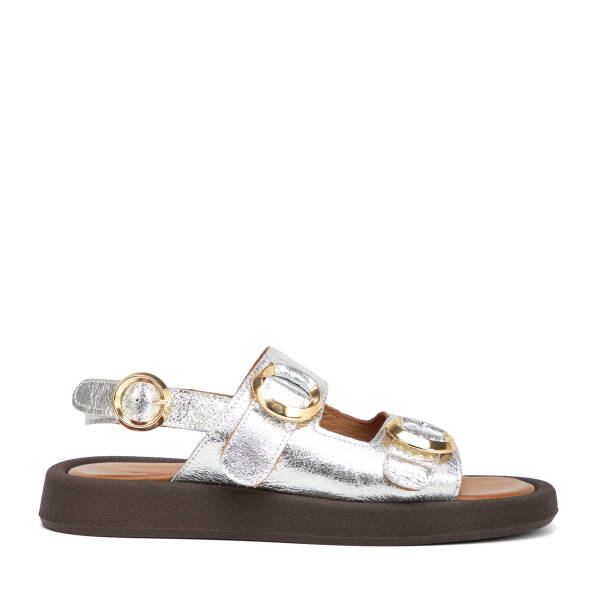 Lame Hakiki Deri Kadın Sandalet - K26Y1SN68609-L9L - 1