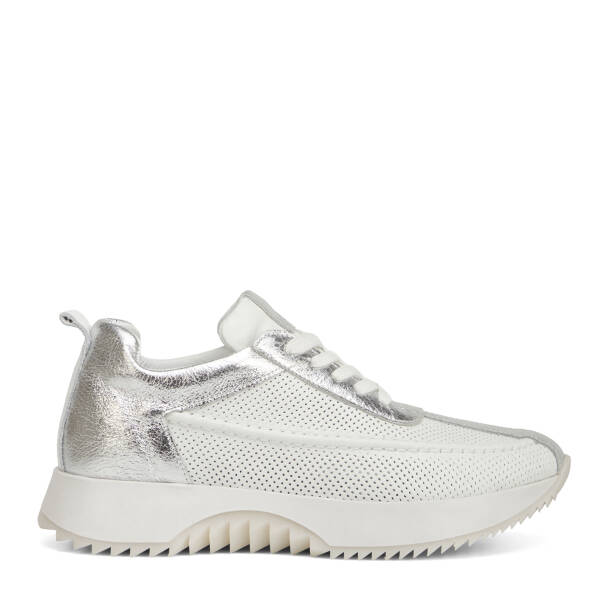 Lame Hakiki Deri Kadın Sneaker - K26I1AY68474-L9L 