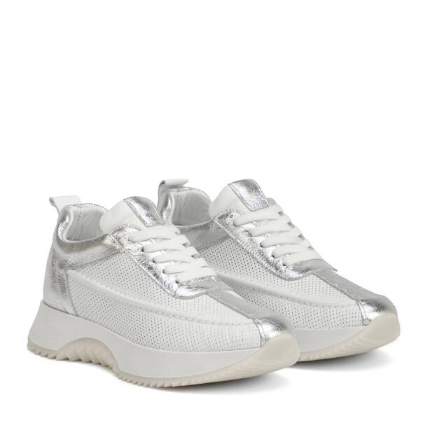 Lame Hakiki Deri Kadın Sneaker - K26I1AY68474-L9L - 2