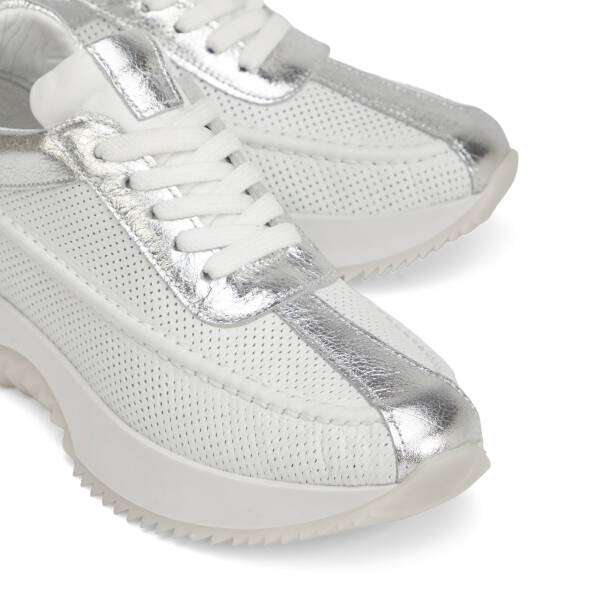 Lame Hakiki Deri Kadın Sneaker - K26I1AY68474-L9L - 3