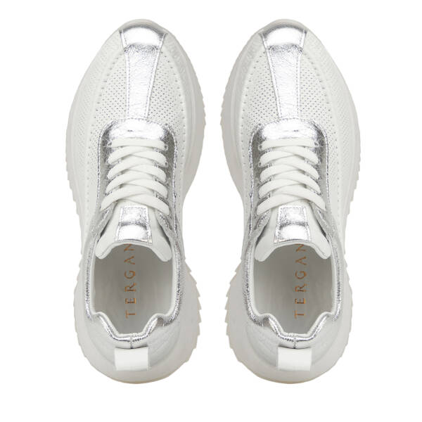 Lame Hakiki Deri Kadın Sneaker - K26I1AY68474-L9L - 5