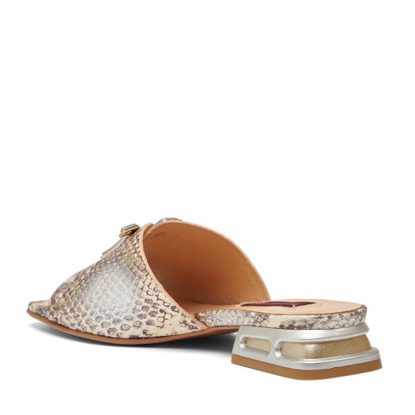 Lame Hakiki Deri Kadın Terlik - K26Y1TR68565-V0X - 4