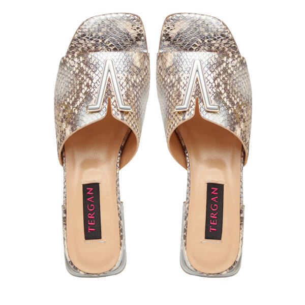 Lame Hakiki Deri Kadın Terlik - K26Y1TR68565-V0X - 5