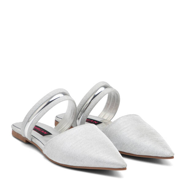 Lame Tekstil Kadın Terlik - K25Y1TR68003-M2W - Tergan