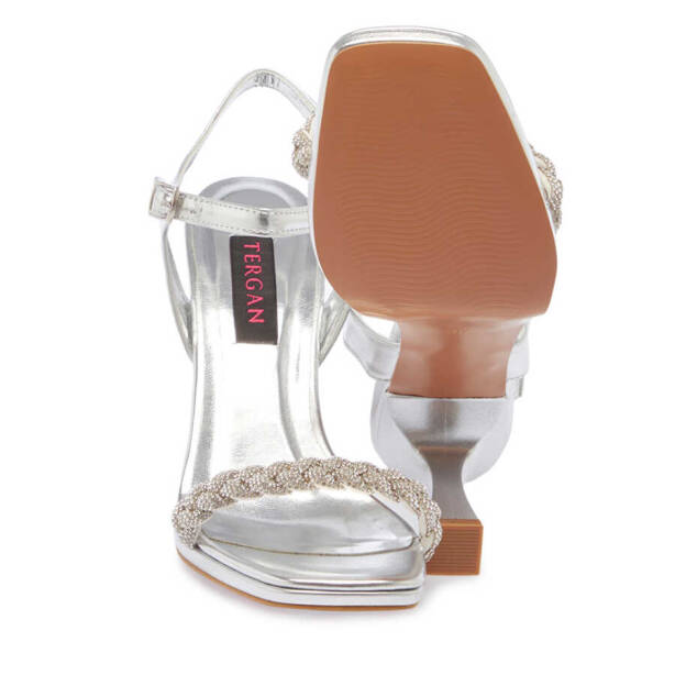 Lame Vegan Kadın Abiye Ayakkabı - K24Y1AY67223-O53 - 4