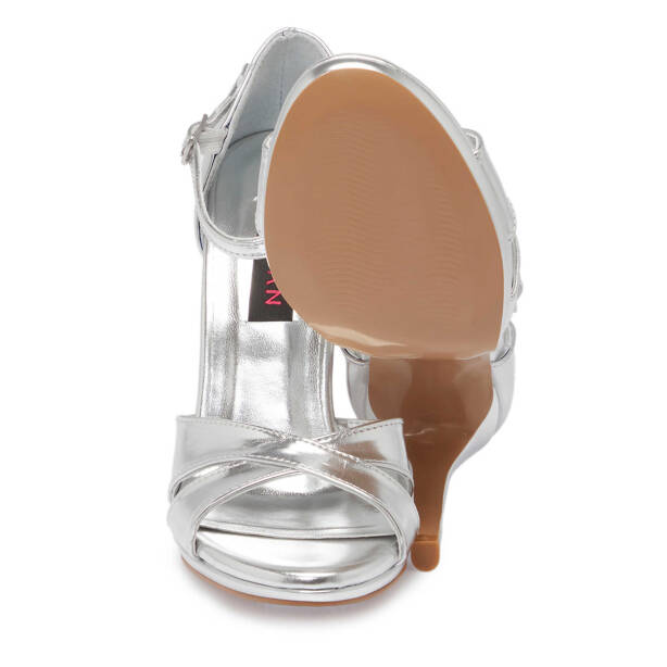 Lame Vegan Kadın Topuklu Ayakkabı - K25Y1AY67811-O53 - 4