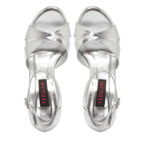 Lame Vegan Kadın Topuklu Ayakkabı - K25Y1AY67811-O53 - 5