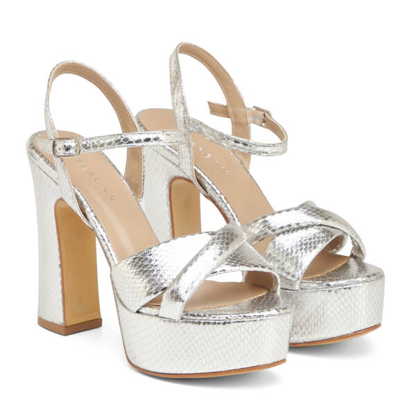 Lame Vegan Kadın Topuklu Ayakkabı - K25Y1AY67828-T3Y - 2