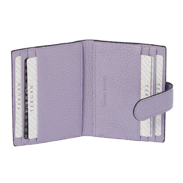 Lila Deri Erkek Kredi Kartlık - S1KK00001617-P5M - 2