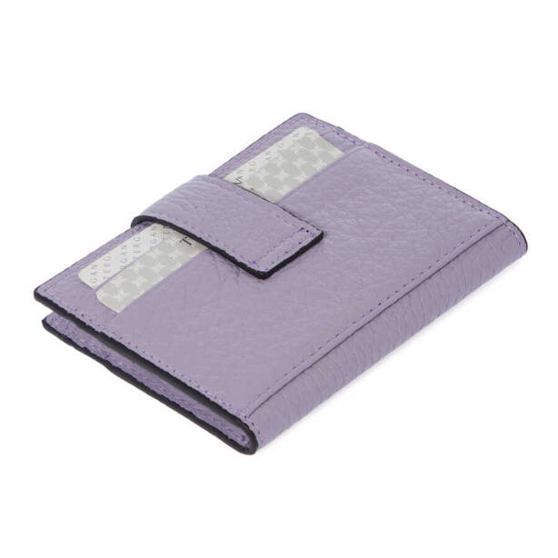 Lila Deri Erkek Kredi Kartlık - S1KK00001617-P5M - 3