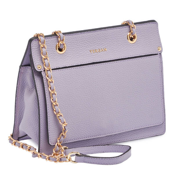 Lila Deri Kadın Çapraz Askılı Çanta - S24K1BC79486-P5M - 2