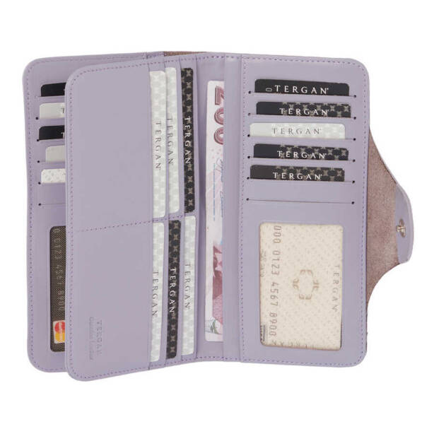 Lila Hakiki Deri Kadın Cüzdan - S1CB00005767-S0Z - 3