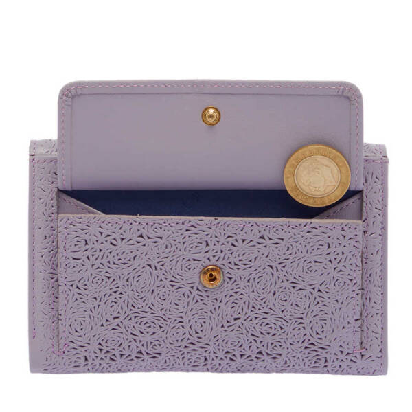 Lila Deri Kadın Cüzdan - S1CB00005788-U3B - 4