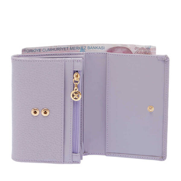 Lila Deri Kadın Cüzdan - S1CB00005815-S0Z - 2
