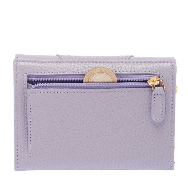 Lila Deri Kadın Cüzdan - S1CB00005815-S0Z - 4