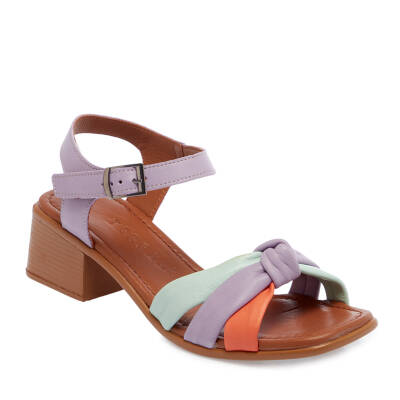 Lila Deri Kadın Sandalet - K24Y1SN67115-S1T 