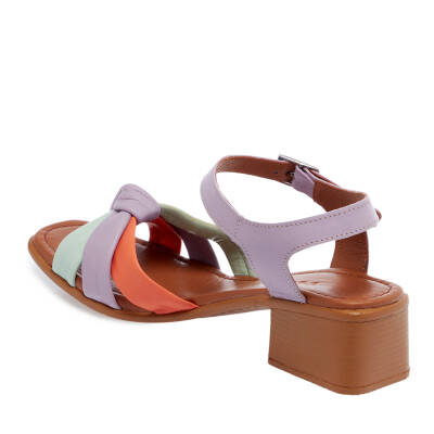 Lila Deri Kadın Sandalet - K24Y1SN67115-S1T - 2