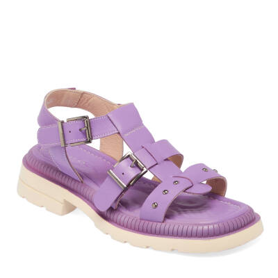 Lila Deri Kadın Sandalet - K24Y1SN67156-S1T - 1