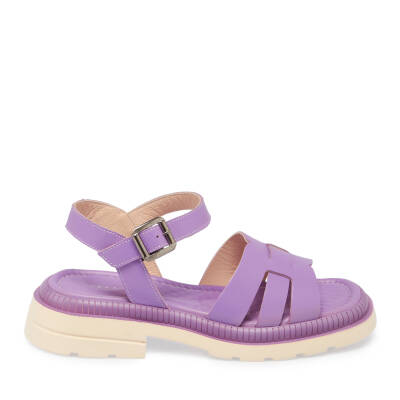 Lila Deri Kadın Sandalet - K24Y1SN67157-S1T - 3