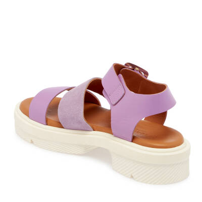 Lila Deri Kadın Sandalet - K24Y1SN67261-S1T - 2