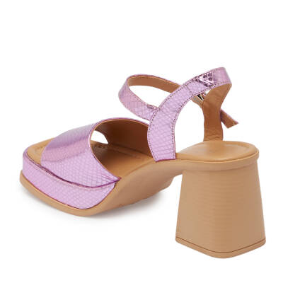 Lila Deri Kadın Sandalet - K24Y1SN67285-I4Q - 2