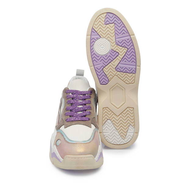 Lila Deri Kadın Sneaker - K24I1AY67196-S1T - 4