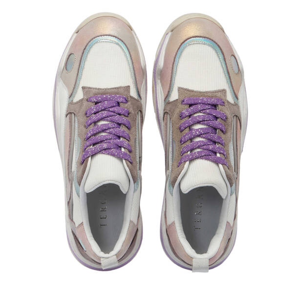 Lila Deri Kadın Sneaker - K24I1AY67196-S1T - 5