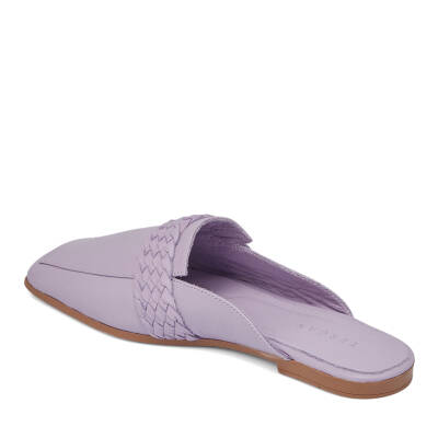 Lila Deri Kadın Terlik - K24Y1TR67435-S1T - 2
