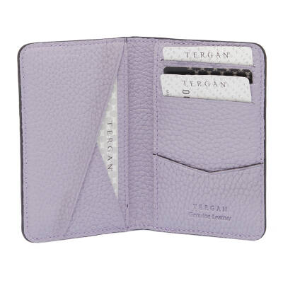 Lila Deri Unisex Kredi Kartlık - S1KK00001645-P5M - 2