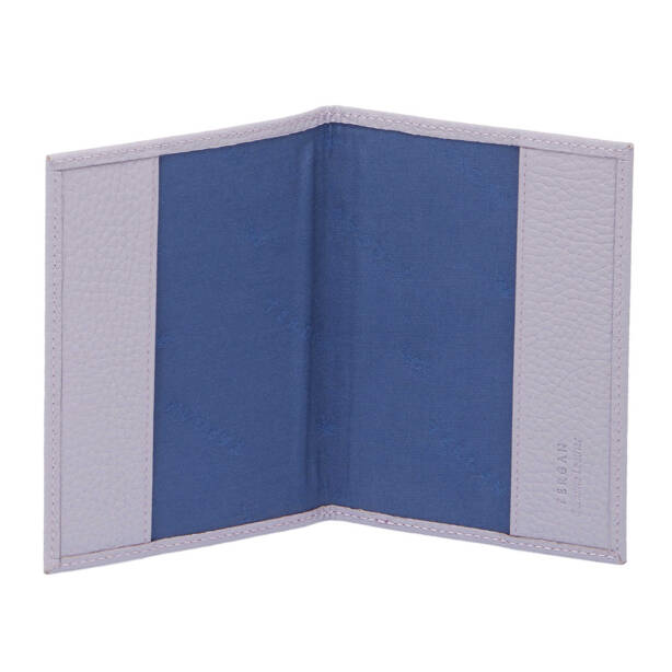 Lila Hakiki Deri Unisex Pasaportluk - S1PS00001200-P5M - Tergan